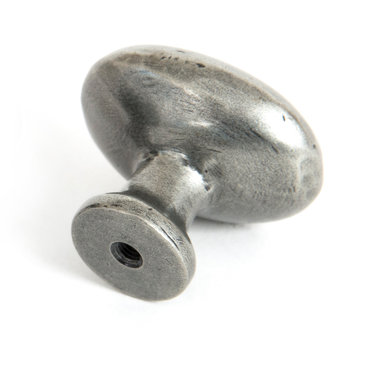 From The Anvil - Pewter Oval Cabinet Knob | Sku. 83787 | Trade Door Handles.