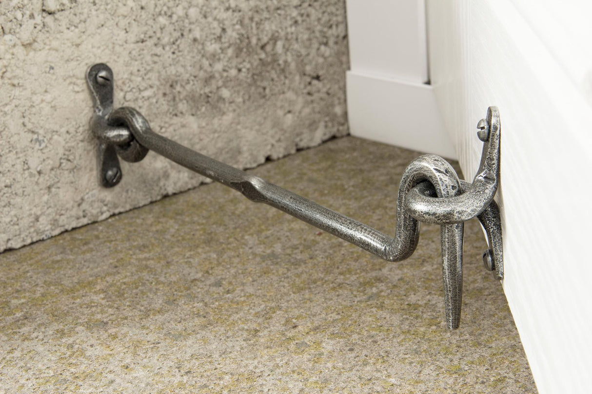 From The Anvil - Pewter 10" Forged Cabin Hook | Sku. 83795 | Trade Door Handles.