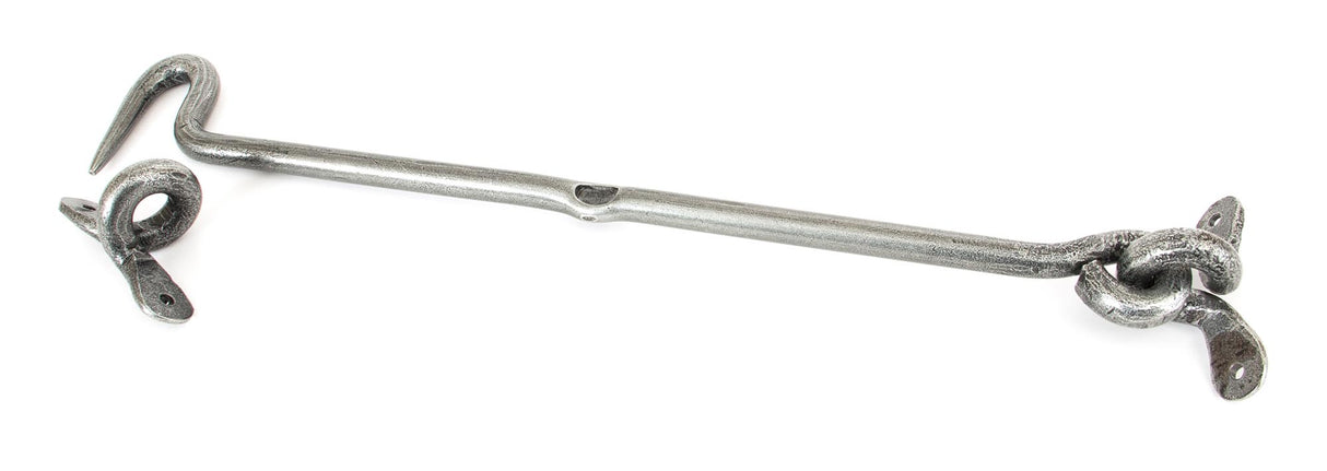 From The Anvil - Pewter 16" Forged Cabin Hook | Sku. 83798 | Trade Door Handles.