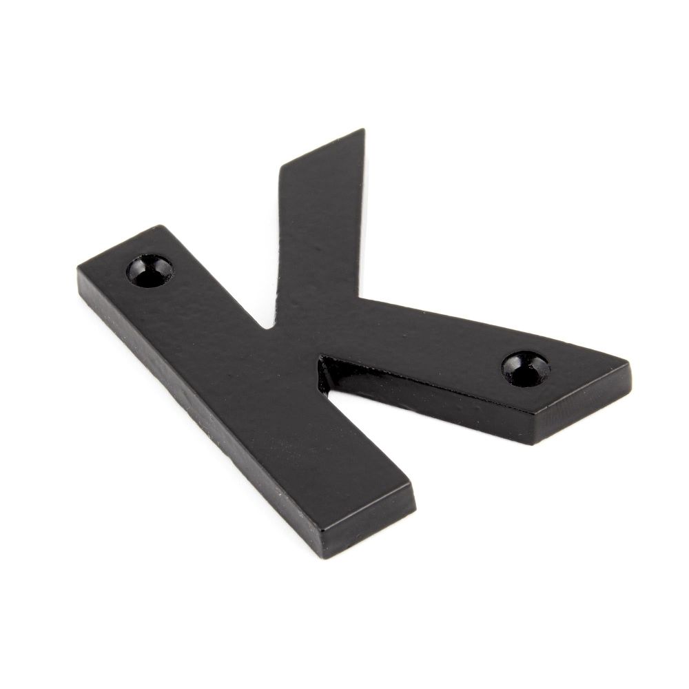 From The Anvil - Black Letter K | Sku. 83800K | Trade Door Handles.