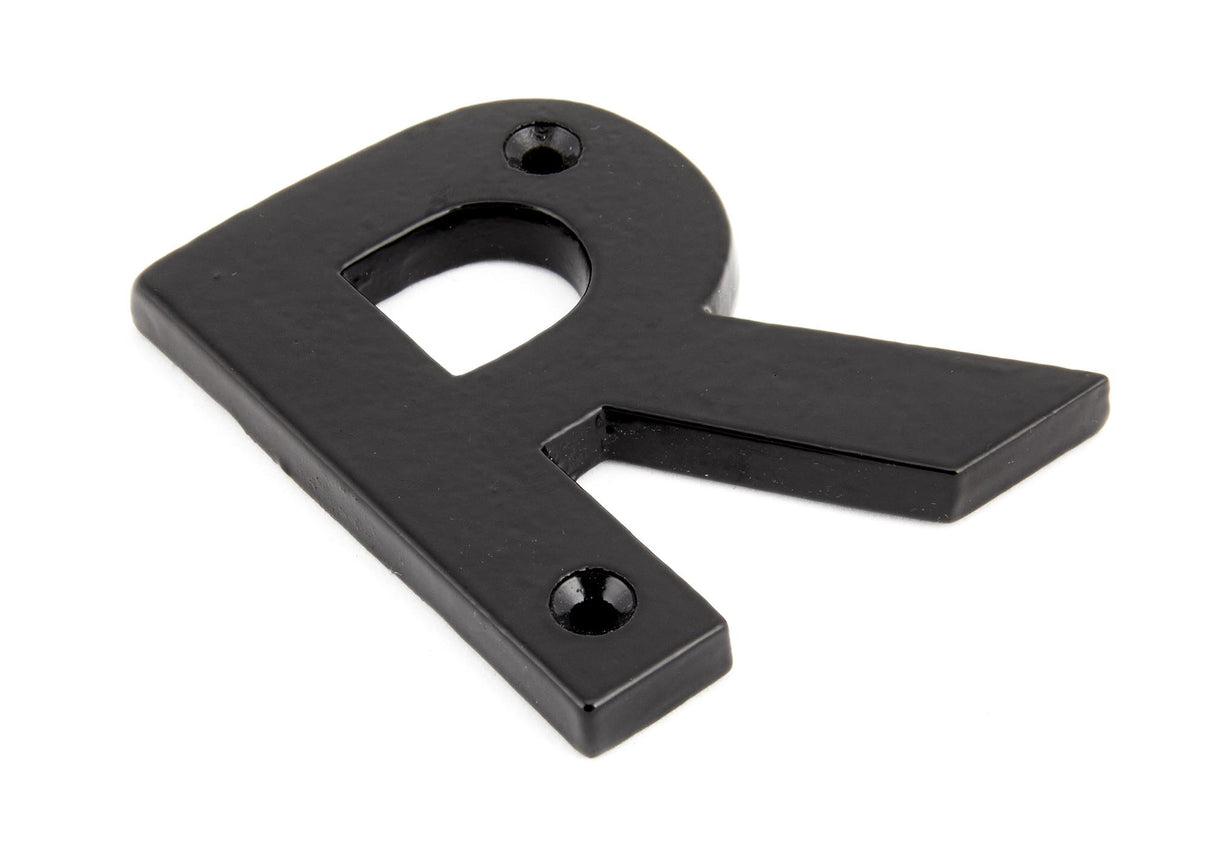 From The Anvil - Black Letter R | Sku. 83800R | Trade Door Handles.