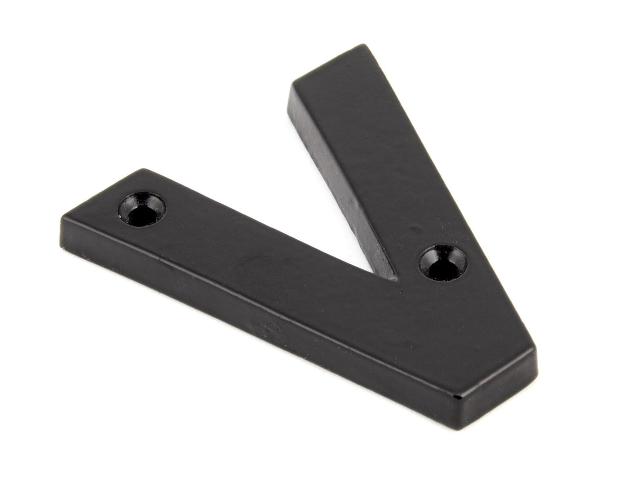 From The Anvil - Black Letter V | Sku. 83800V | Trade Door Handles.