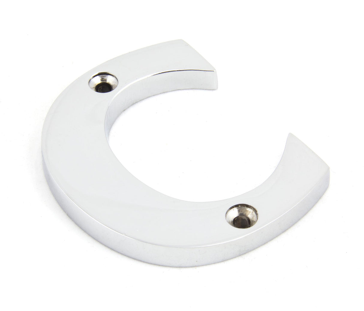 From The Anvil - Polished Chrome Letter C | Sku. 83802C | Trade Door Handles.