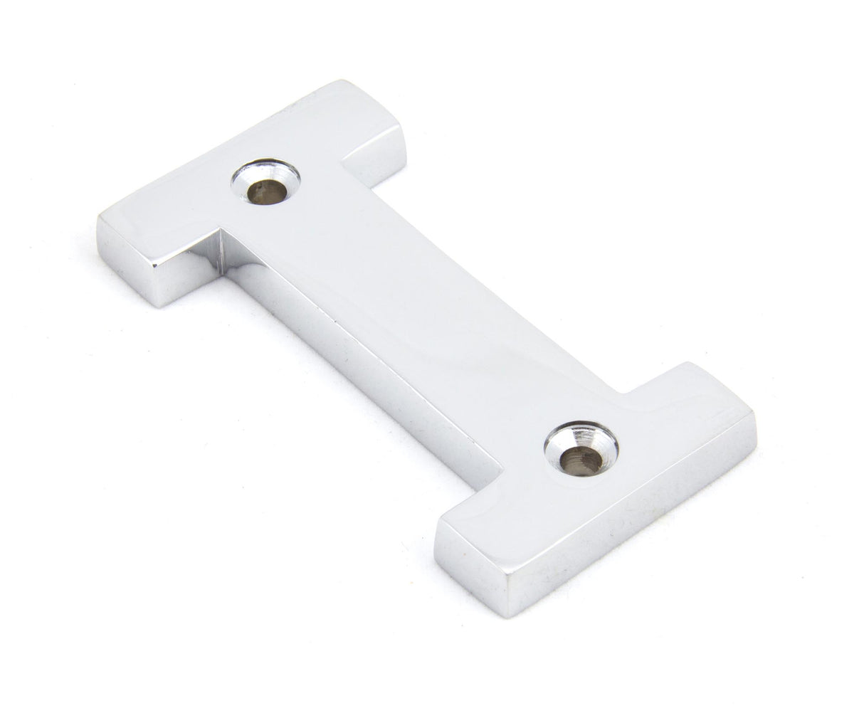 From The Anvil - Polished Chrome Letter I | Sku. 83802I | Trade Door Handles.