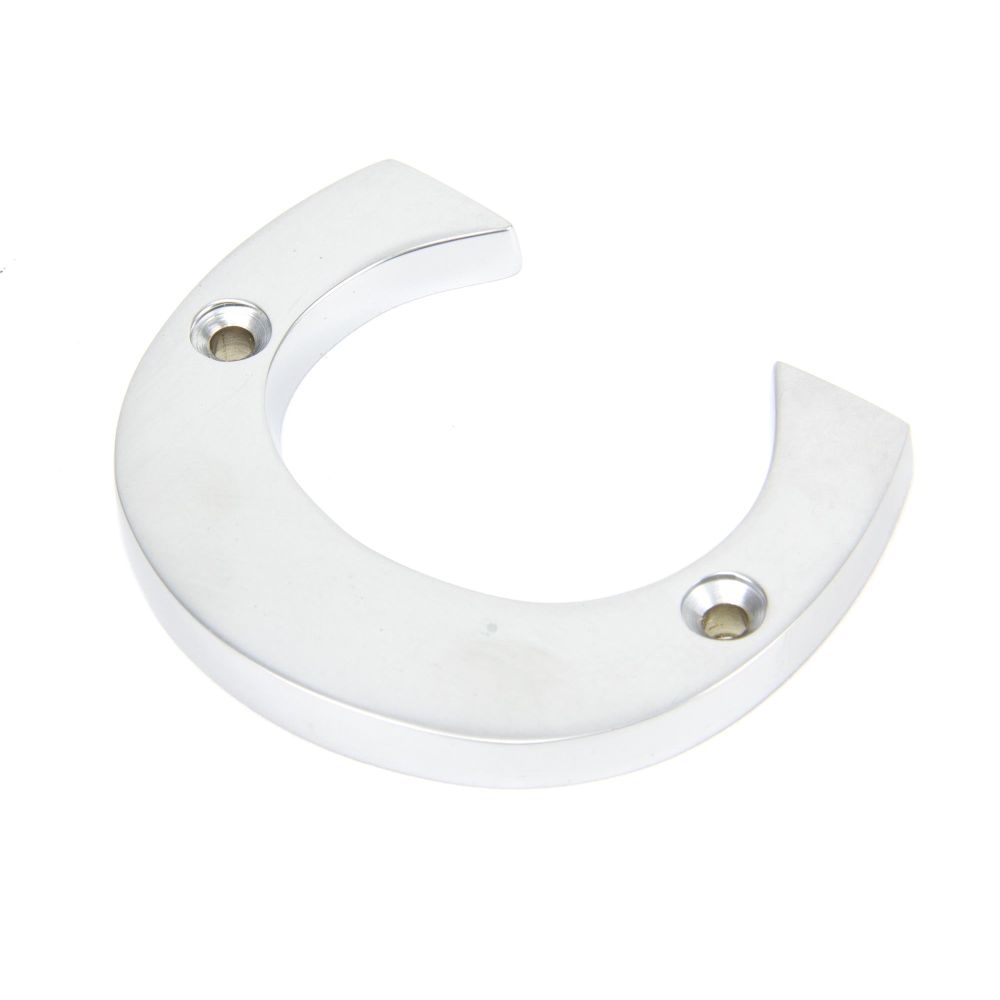 From The Anvil - Satin Chrome Letter C | Sku. 83804C | Trade Door Handles.