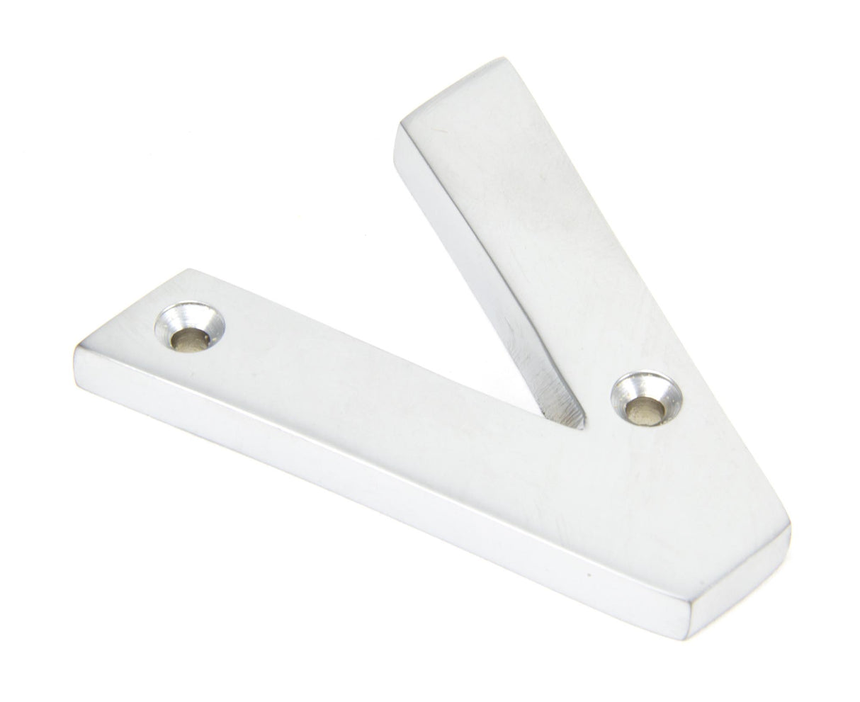 From The Anvil - Satin Chrome Letter V | Sku. 83804V | Trade Door Handles.