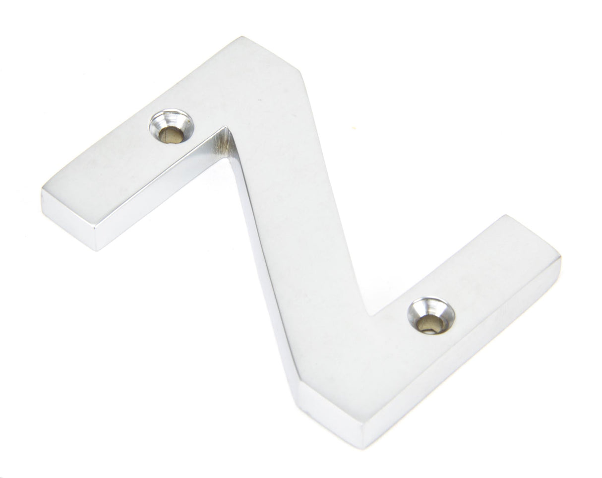 From The Anvil - Satin Chrome Letter Z | Sku. 83804Z | Trade Door Handles.