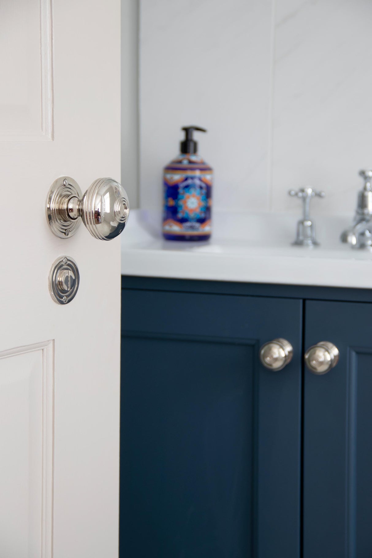 From The Anvil - Polished Nickel Round Bathroom Thumbturn | Sku. 83824 | Trade Door Handles.