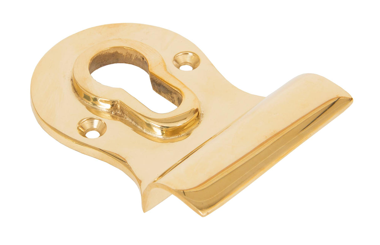 From The Anvil - Polished Brass Euro Door Pull | Sku. 83827 | Trade Door Handles.