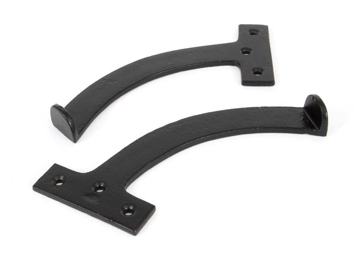 From The Anvil - Black 7" Quadrant Stay (Pair) | Sku. 83847 | Trade Door Handles.