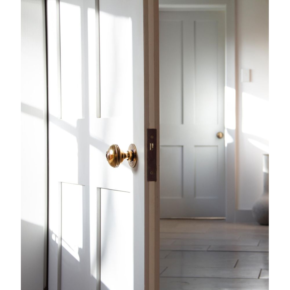 From The Anvil - Aged Brass 50mm Prestbury Mortice/Rim Knob Set | Sku. 83857 | Trade Door Handles.