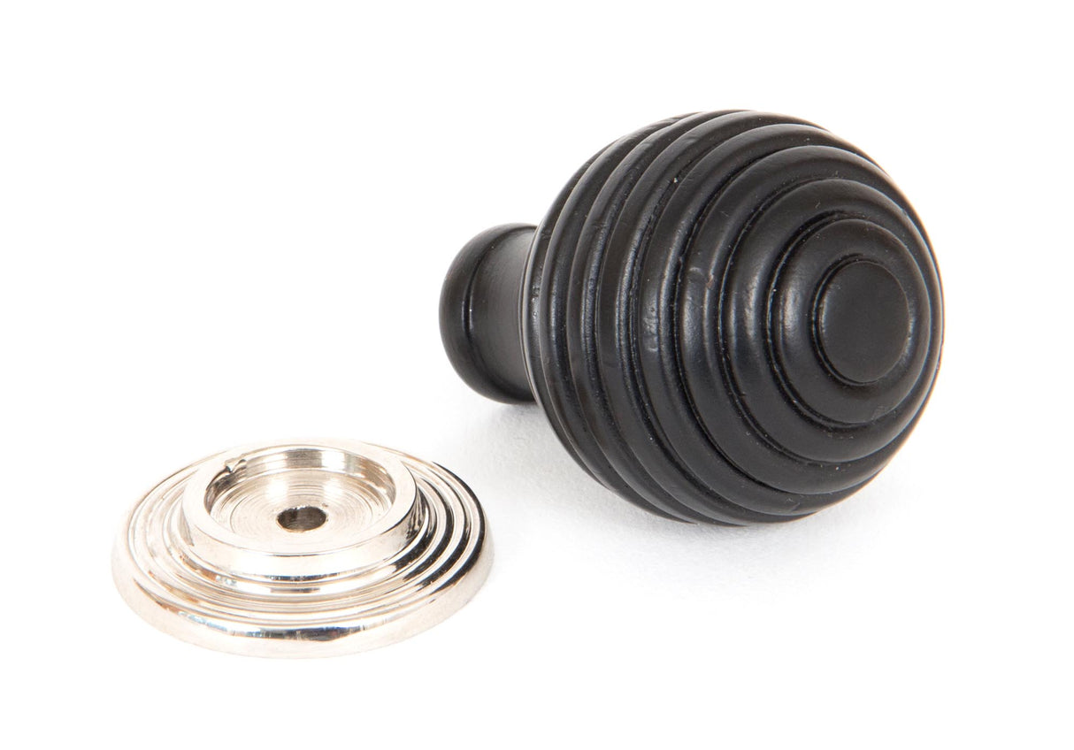 From The Anvil - Ebony and PN Beehive Cabinet Knob 35mm | Sku. 83869 | Trade Door Handles.