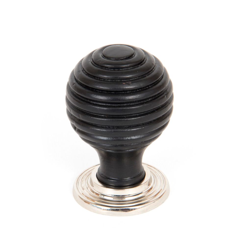 From The Anvil - Ebony and PN Beehive Cabinet Knob 35mm | Sku. 83869 | Trade Door Handles.