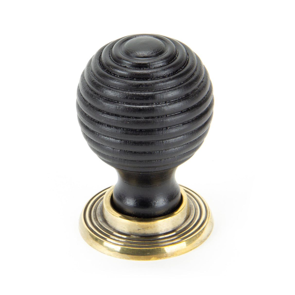 From The Anvil - Ebony and AB Beehive Cabinet Knob 38mm | Sku. 83872 | Trade Door Handles.