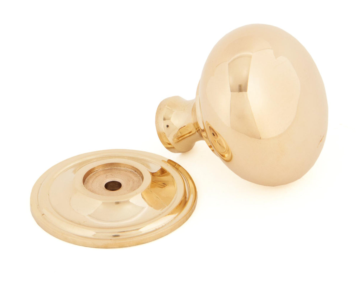 From The Anvil - Polished Brass Mushroom Cabinet Knob 38mm | Sku. 83877 | Trade Door Handles.