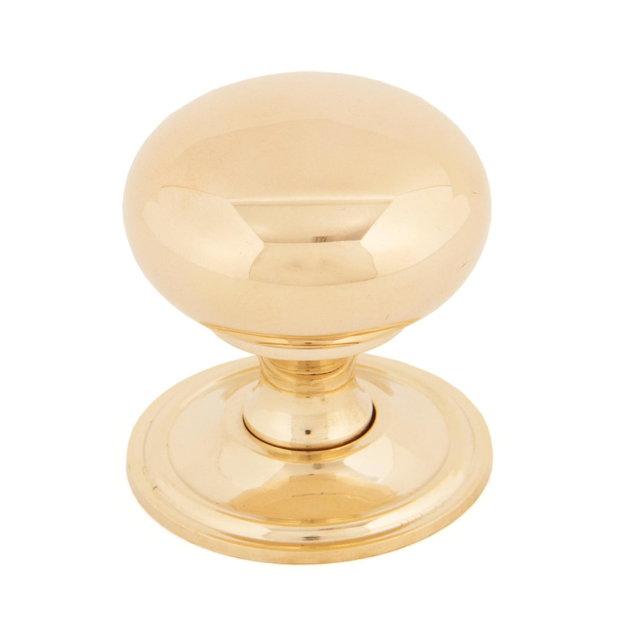 From The Anvil - Polished Brass Mushroom Cabinet Knob 38mm | Sku. 83877 | Trade Door Handles.