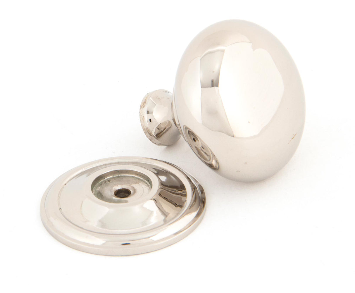 From The Anvil - Polished Nickel Mushroom Cabinet Knob 38mm | Sku. 83878 | Trade Door Handles.