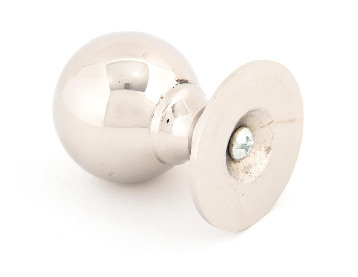 From The Anvil - Polished Nickel Ball Cabinet Knob 39mm | Sku. 83882 | Trade Door Handles.
