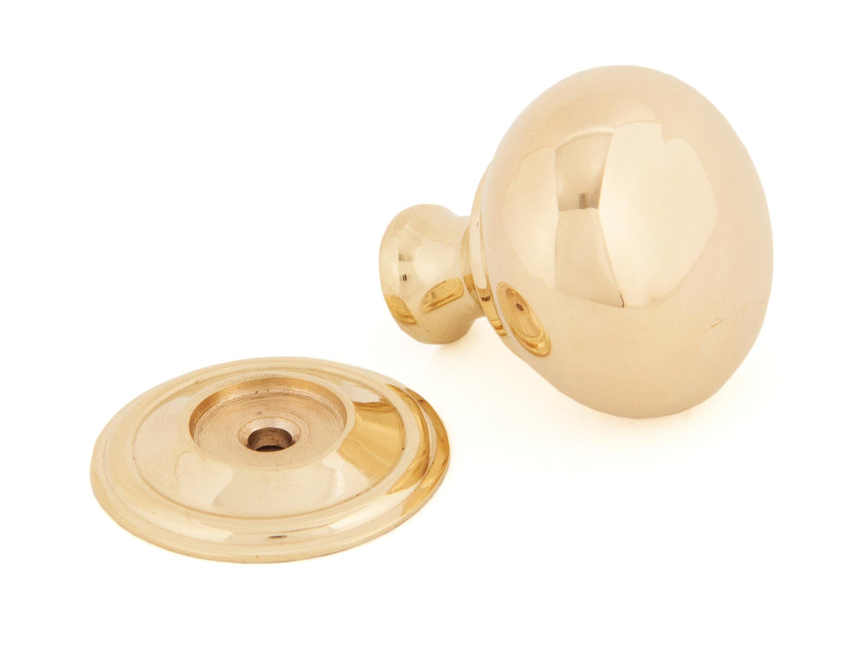 From The Anvil - Polished Brass Mushroom Cabinet Knob 32mm | Sku. 83883 | Trade Door Handles.
