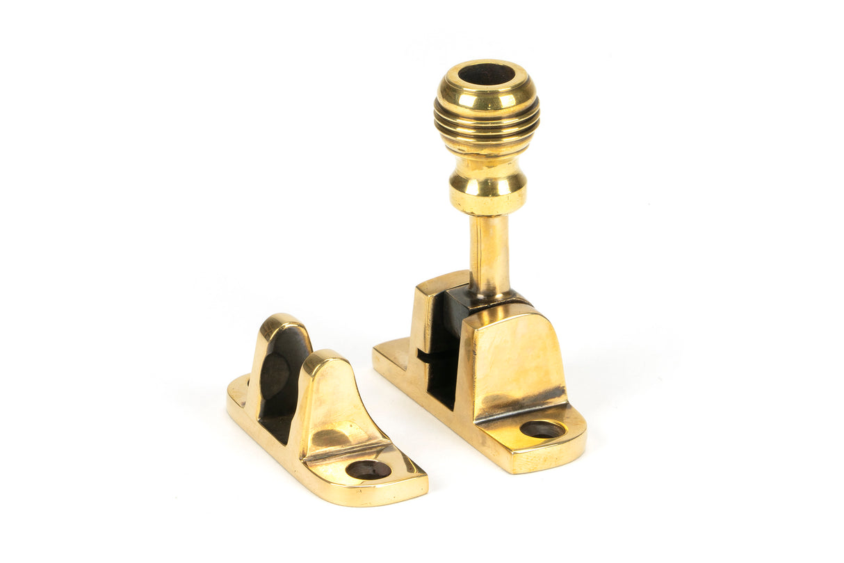 From The Anvil - Aged Brass Prestbury Brighton Fastener (Radiused) | Sku. 83931 | Trade Door Handles.