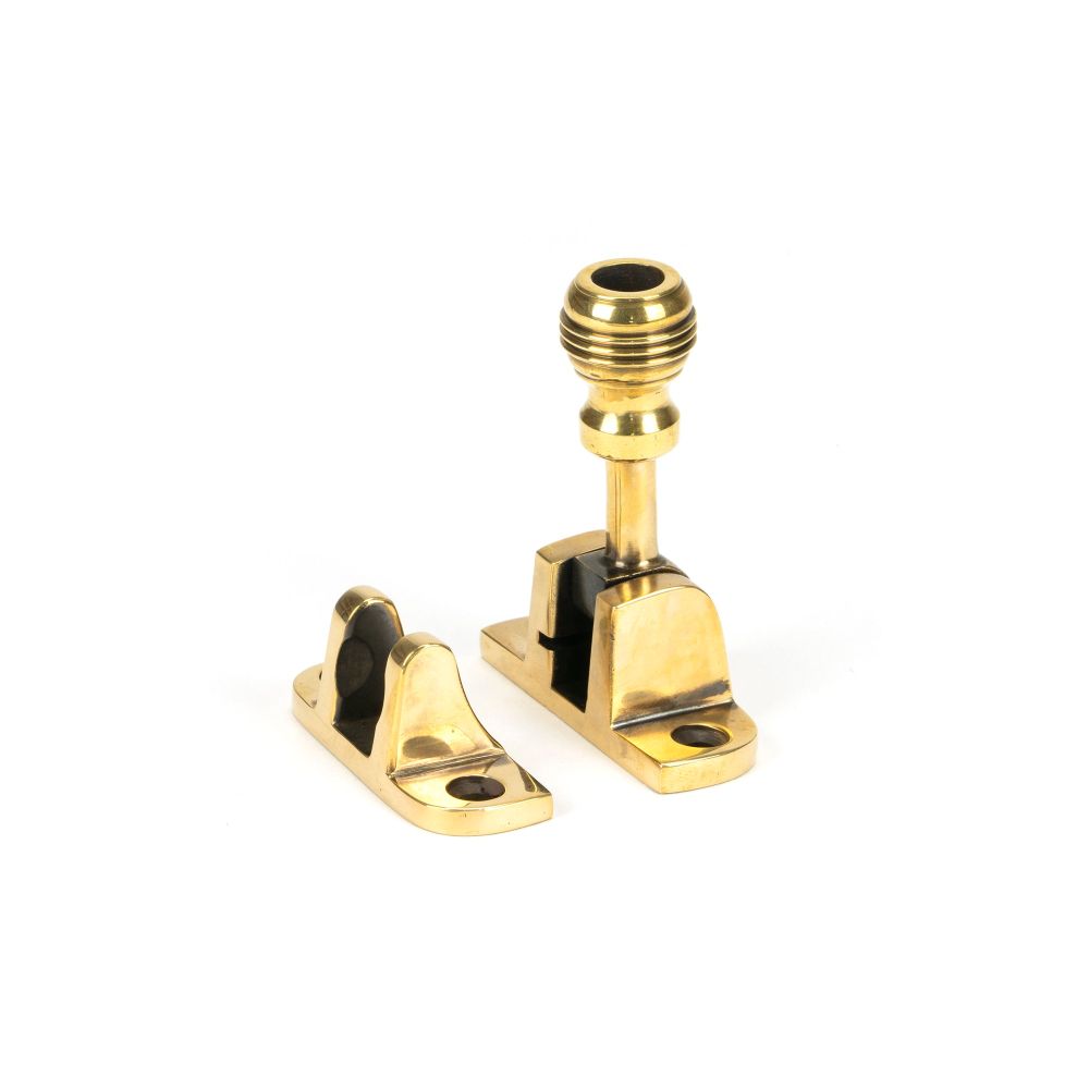 From The Anvil - Aged Brass Prestbury Brighton Fastener (Radiused) | Sku. 83931 | Trade Door Handles.