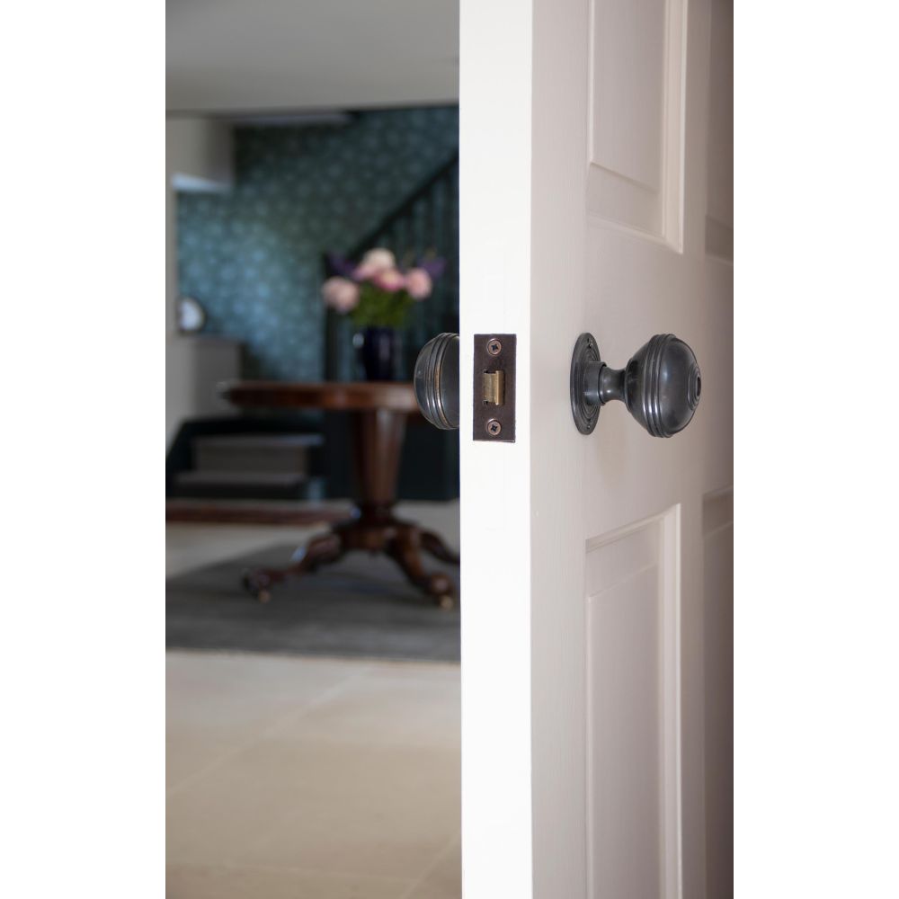 From The Anvil - Aged Bronze 63mm Prestbury Mortice/Rim Knob Set | Sku. 83946 | Trade Door Handles.