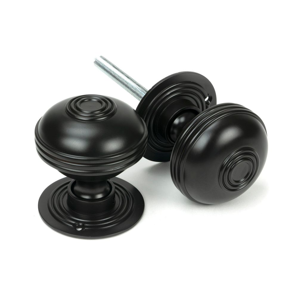 From The Anvil - Aged Bronze 63mm Prestbury Mortice/Rim Knob Set | Sku. 83946 | Trade Door Handles.