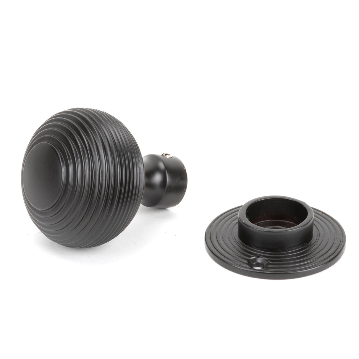 From The Anvil - Aged Bronze Heavy Beehive Mortice/Rim Knob Set | Sku. 83947 | Trade Door Handles.