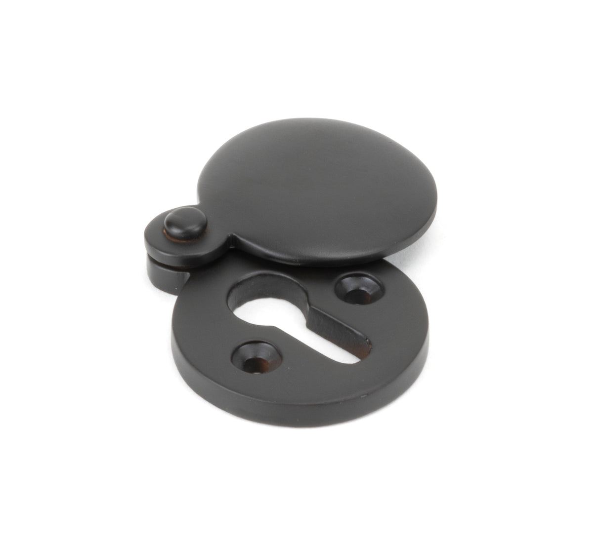 From The Anvil - Aged Bronze 30mm Round Escutcheon | Sku. 83951 | Trade Door Handles.