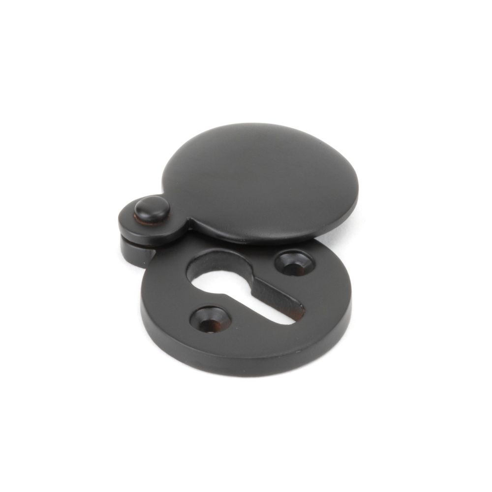 From The Anvil - Aged Bronze 30mm Round Escutcheon | Sku. 83951 | Trade Door Handles.