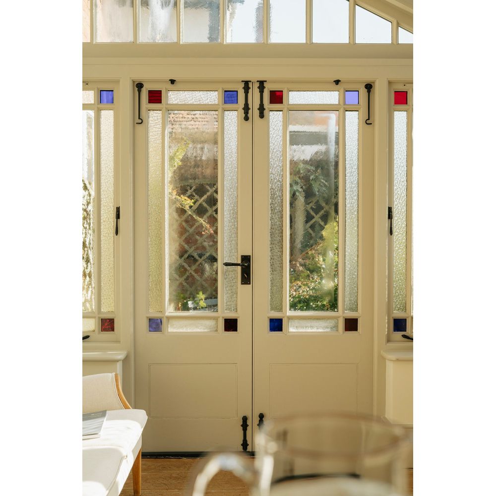 From The Anvil - Aged Bronze Reeded Lever Lock Set | Sku. 83953 | Trade Door Handles.