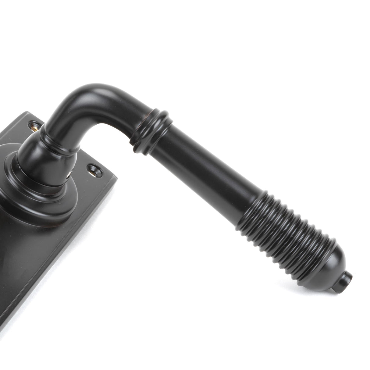 From The Anvil - Aged Bronze Reeded Lever Euro Lock Set | Sku. 83956 | Trade Door Handles.