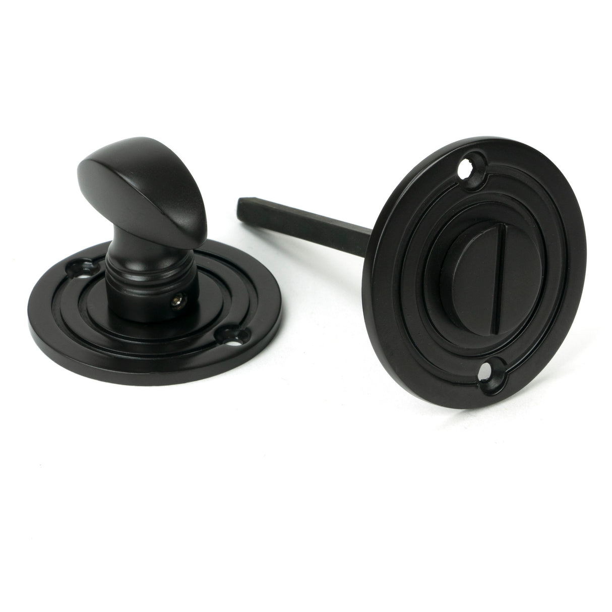 From The Anvil - Aged Bronze Round Bathroom Thumbturn | Sku. 83958 | Trade Door Handles.