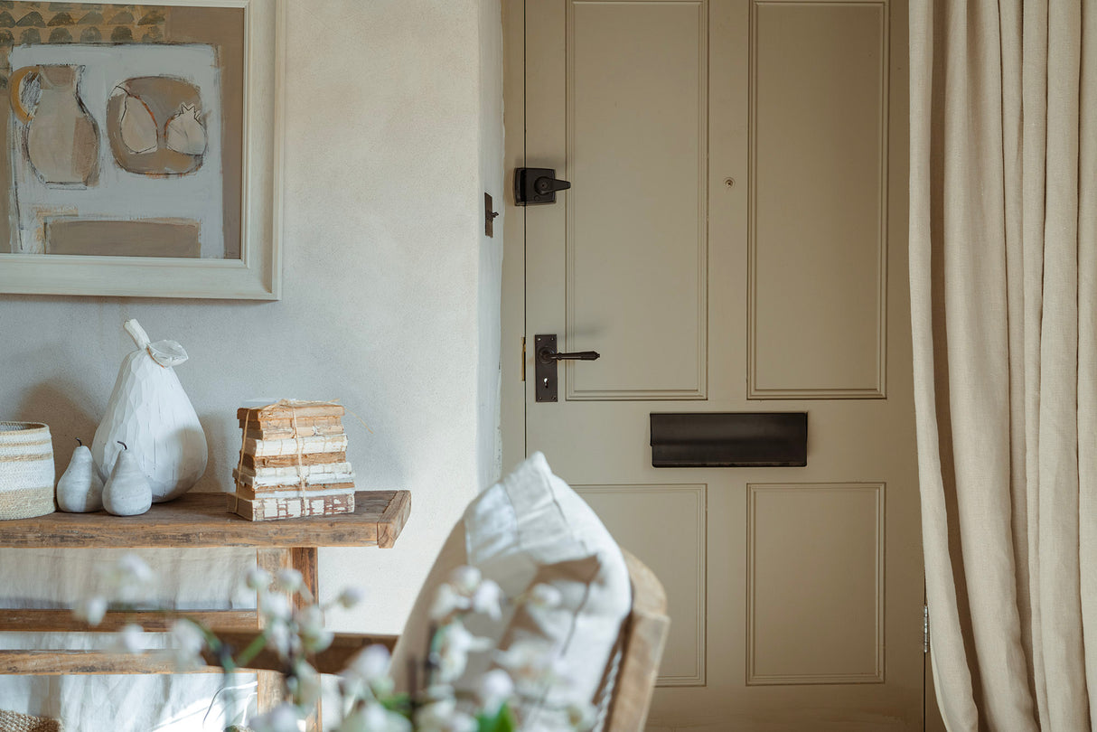 From The Anvil - Aged Bronze Large Letter Plate Cover | Sku. 83964 | Trade Door Handles.