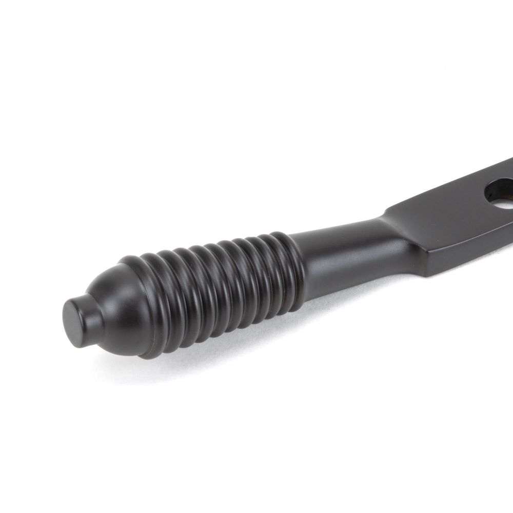 From The Anvil - Aged Bronze 8" Reeded Stay | Sku. 83968 | Trade Door Handles.