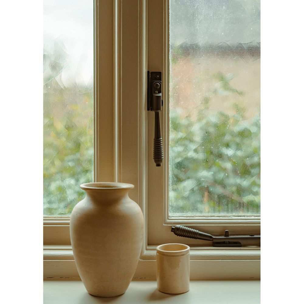 From The Anvil - Aged Bronze 8" Reeded Stay | Sku. 83968 | Trade Door Handles.