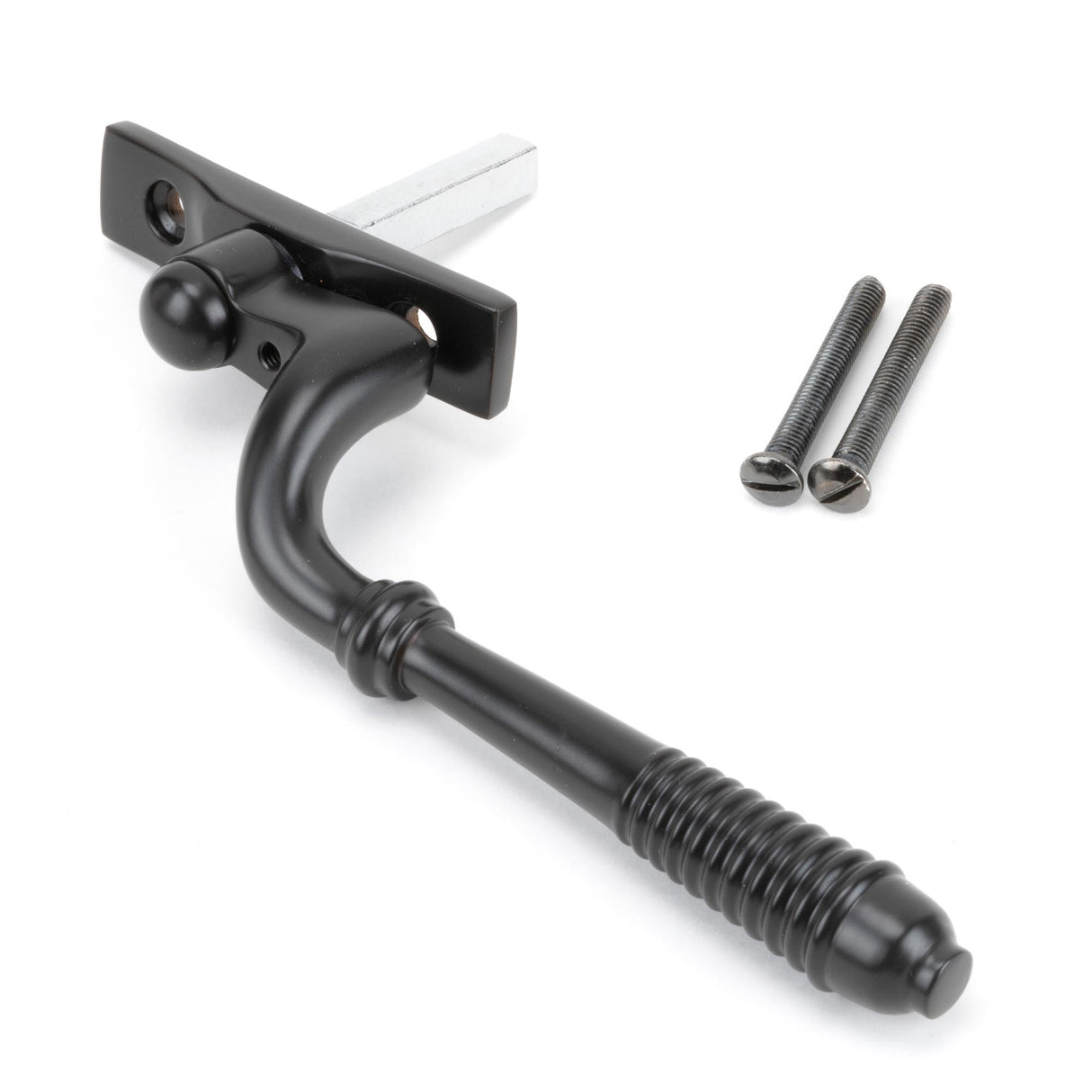 From The Anvil - Aged Bronze Reeded Espag - LH | Sku. 83972 | Trade Door Handles.