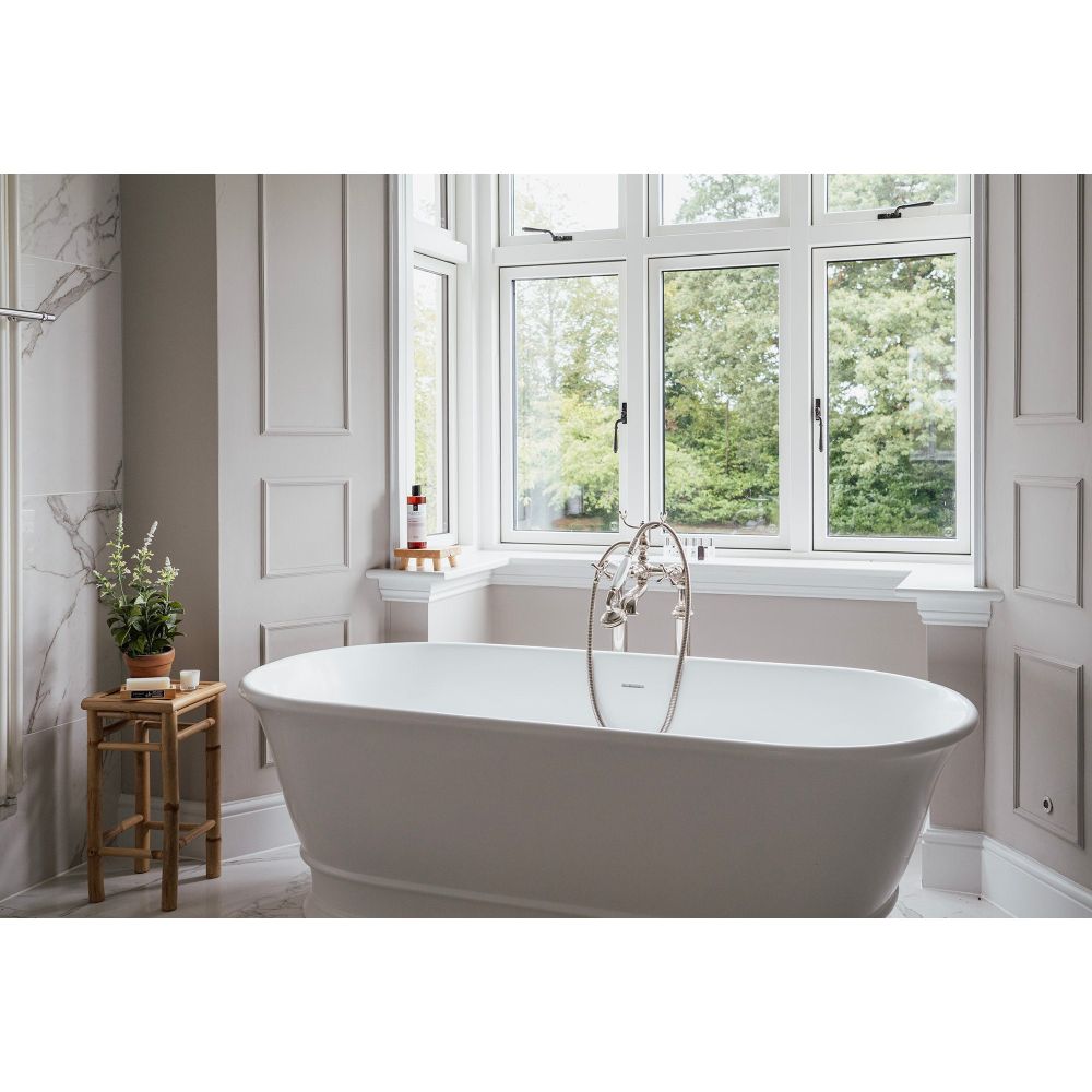 From The Anvil - Aged Bronze Reeded Espag - RH | Sku. 83973 | Trade Door Handles.