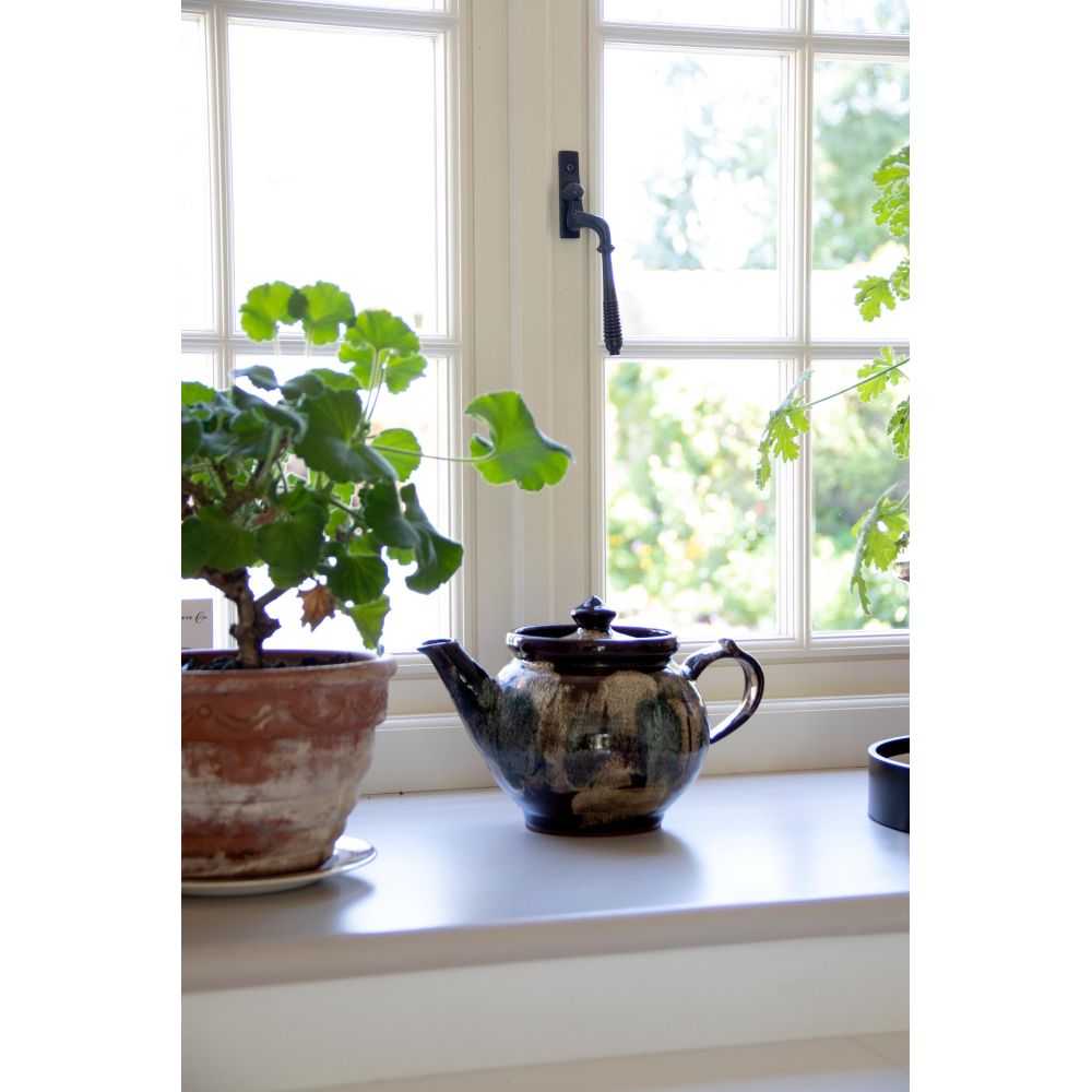 From The Anvil - Aged Bronze Reeded Espag - RH | Sku. 83973 | Trade Door Handles.