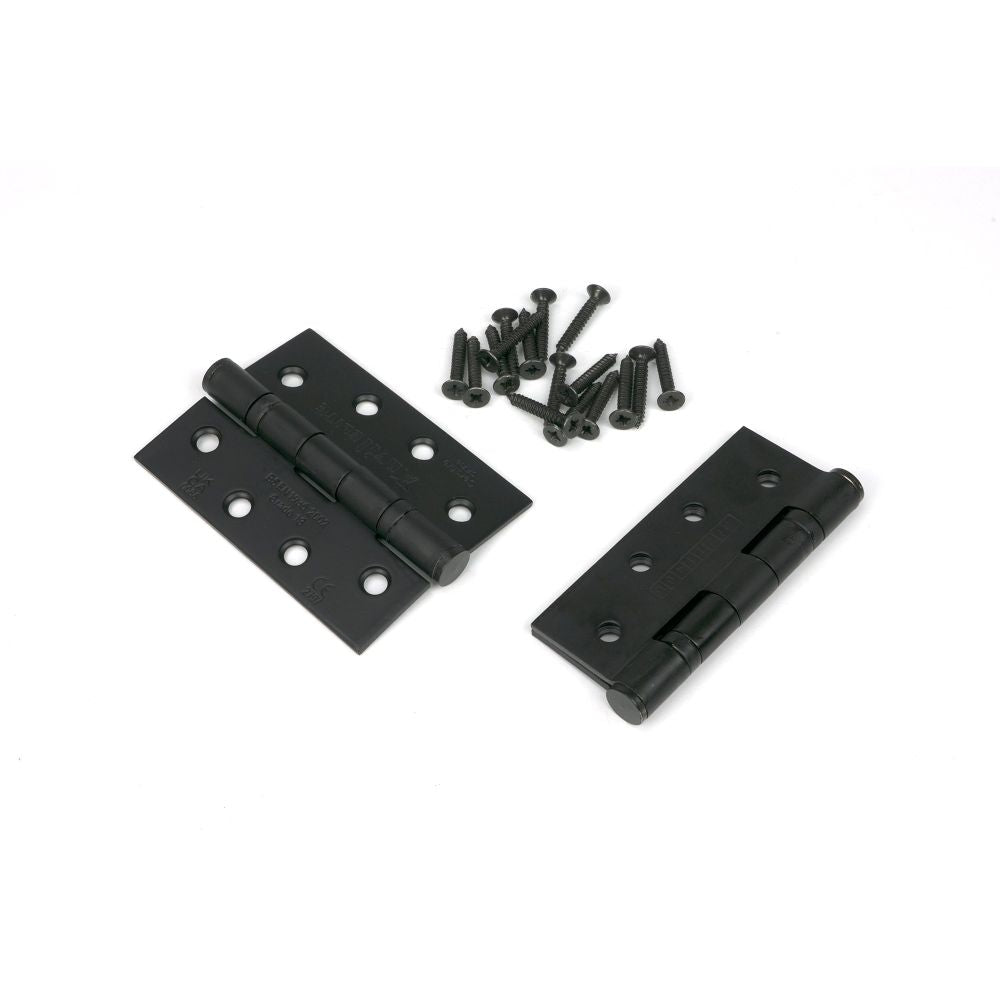 From The Anvil - Aged Bronze 4" Ball Bearing Butt Hinge (pair) ss | Sku. 83977 | Trade Door Handles.