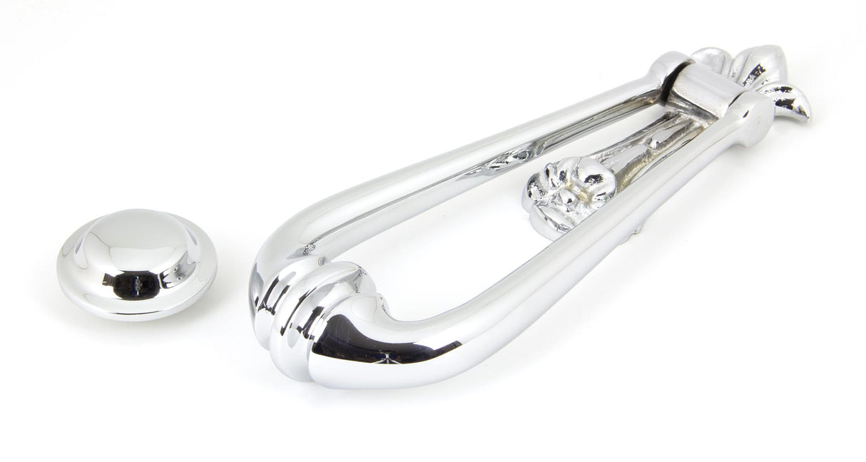 From The Anvil - Polished Chrome Loop Door Knocker | Sku. 90018 | Trade Door Handles.