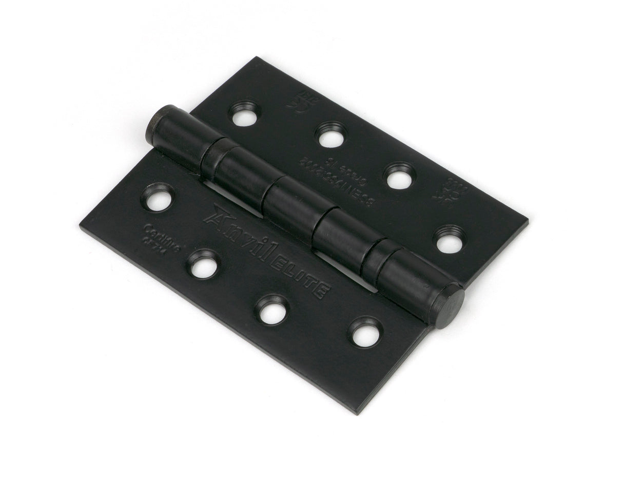 From The Anvil - Black 4" Ball Bearing Butt Hinge (Pair) ss | Sku. 90023 | Trade Door Handles.