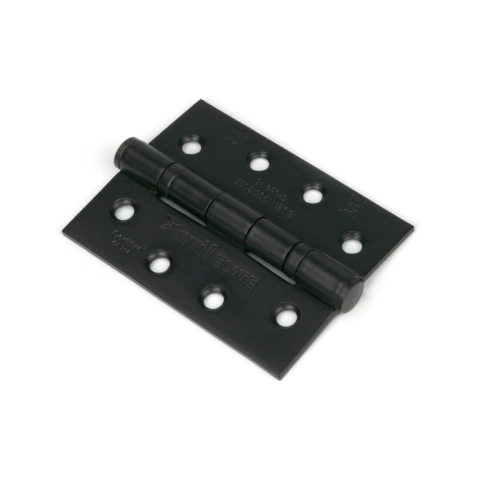 From The Anvil - Black 4" Ball Bearing Butt Hinge (Pair) ss | Sku. 90023 | Trade Door Handles.