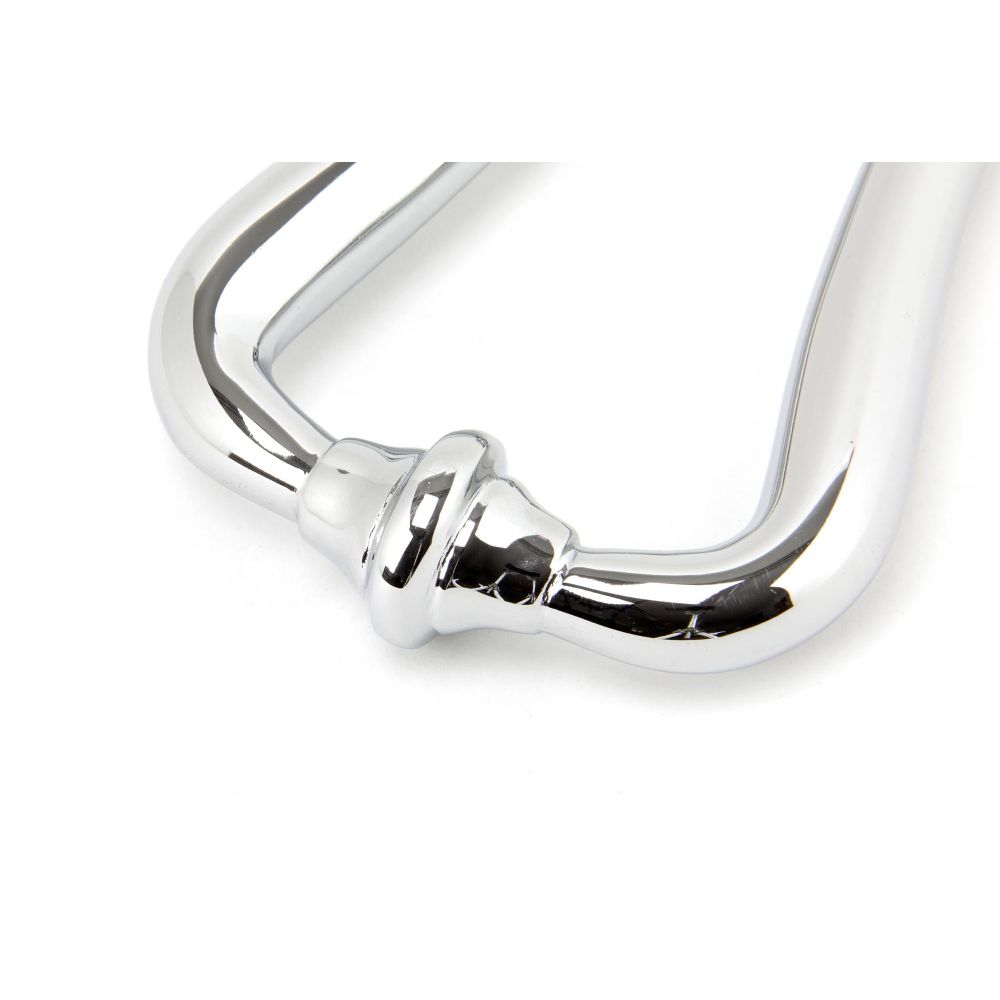 From The Anvil - Polished Chrome Slimline Art Deco Door Knocker | Sku. 90033 | Trade Door Handles.