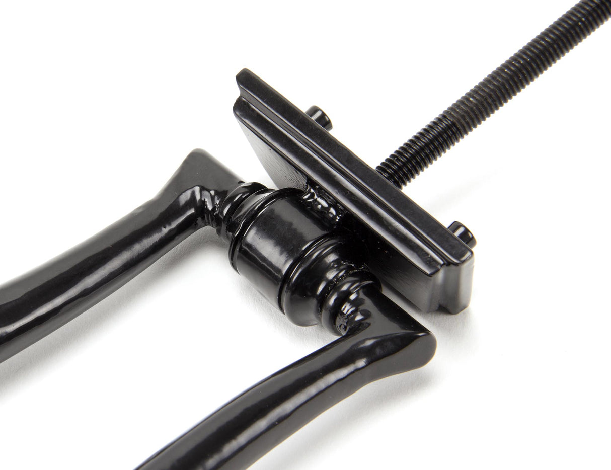 From The Anvil - Black Slimline Art Deco Door Knocker | Sku. 90034 | Trade Door Handles.