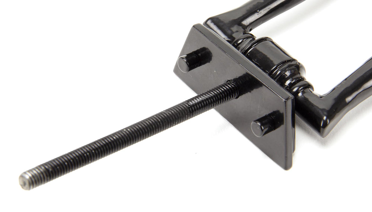 From The Anvil - Black Slimline Art Deco Door Knocker | Sku. 90034 | Trade Door Handles.