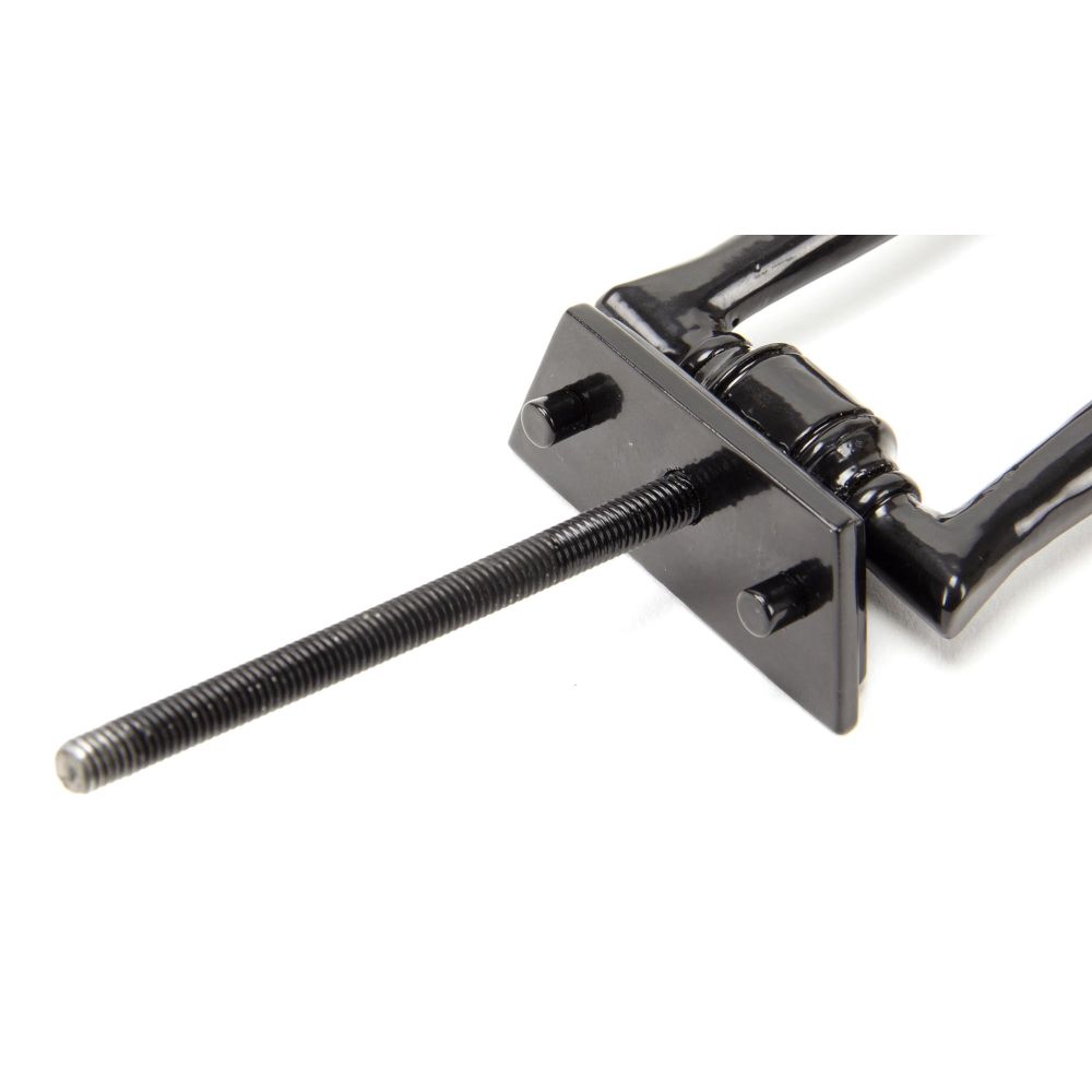 From The Anvil - Black Slimline Art Deco Door Knocker | Sku. 90034 | Trade Door Handles.