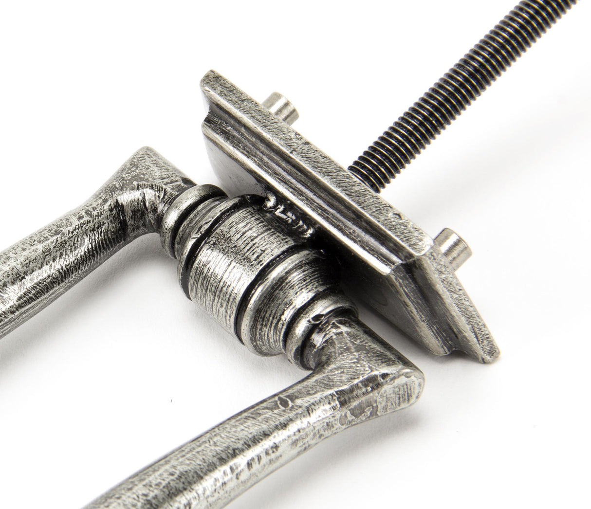 From The Anvil - Pewter Slimline Art Deco Door Knocker | Sku. 90035 | Trade Door Handles.