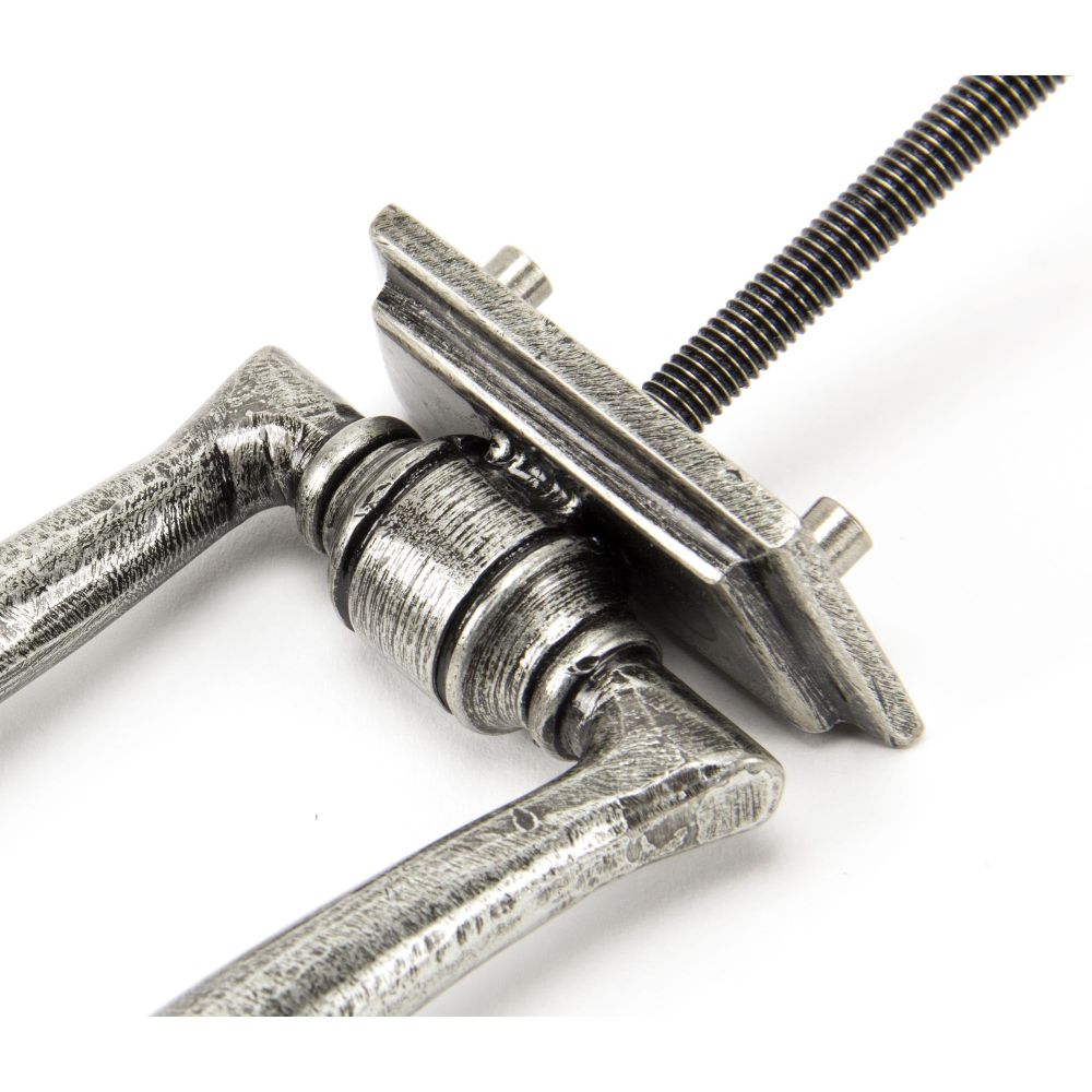 From The Anvil - Pewter Slimline Art Deco Door Knocker | Sku. 90035 | Trade Door Handles.