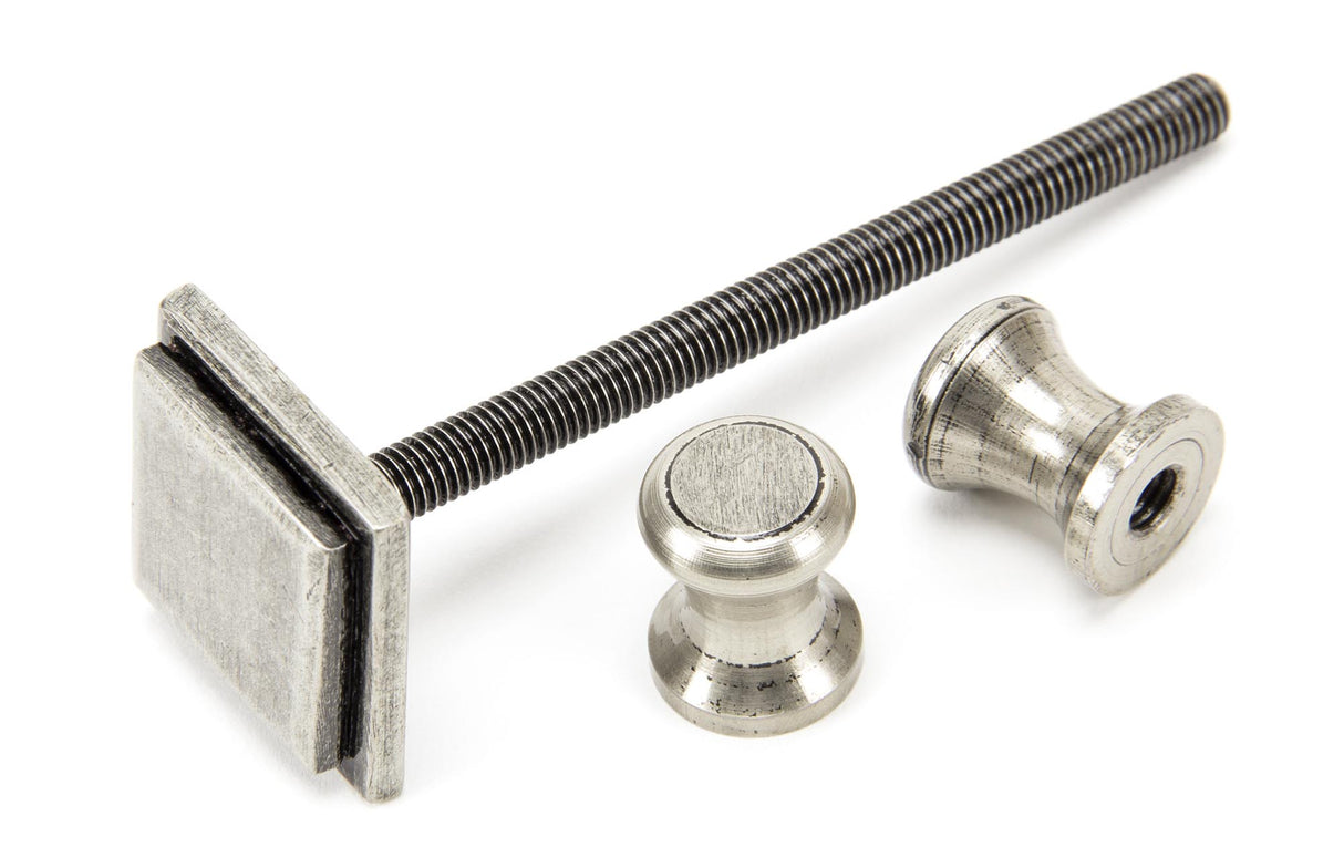 From The Anvil - Pewter Slimline Art Deco Door Knocker | Sku. 90035 | Trade Door Handles.